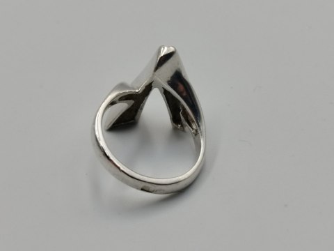 Piękny srebrny autorski damski pierścionek r.13 srebro 925 biżuteria