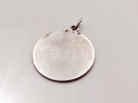 Piękny stary srebrny damski wisiorek/zawieszka WODNIK znak zodiaku VINTAGE