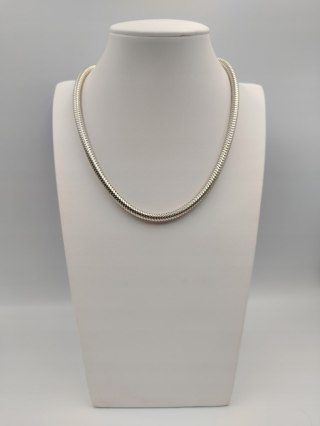 Piękny srebrny damski naszyjnik/łańcuszek SNAKE WĘŻYK ŻMIJKA srebro ITALY