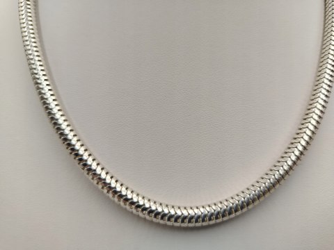 Piękny srebrny damski naszyjnik/łańcuszek SNAKE WĘŻYK ŻMIJKA srebro ITALY