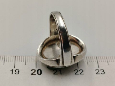 Piękny stary srebrny damski pierścionek OLIWIN r.19 biżuteria VINTAGE
