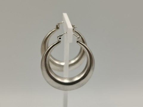 Stare piękne damskie srebrne kolczyki duże KOŁA srebro VINTAGE biżuteria