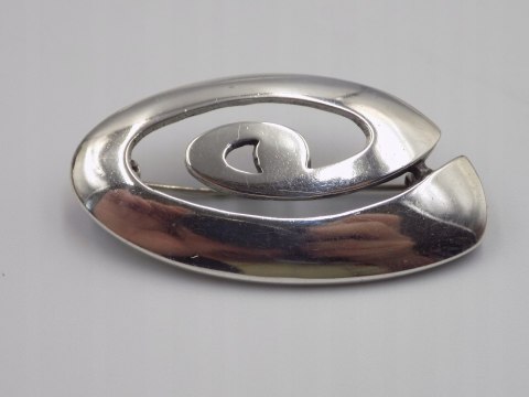 Piękna stara damska autorska srebrna broszka srebro 925 VINTAGE biżuteria