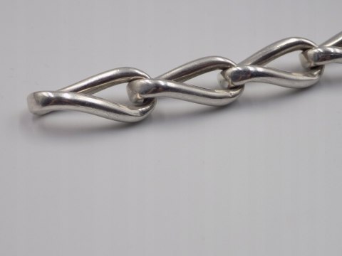 Piękna stara srebrna damska bransoletka - srebro 925 - biżuteria VINTAGE