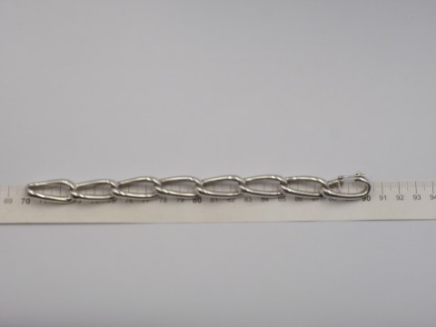 Piękna stara srebrna damska bransoletka - srebro 925 - biżuteria VINTAGE