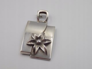 Piękny srebrny damski wisiorek/zawieszka KWIAT srebro 925 biżuteria VINTAGE