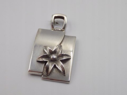 Piękny srebrny damski wisiorek/zawieszka KWIAT srebro 925 biżuteria VINTAGE