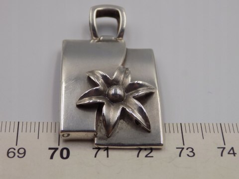 Piękny srebrny damski wisiorek/zawieszka KWIAT srebro 925 biżuteria VINTAGE