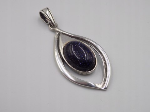 Piękny stary srebrny wisiorek/zawieszka NOC KAIRU srebro biżuteria VINTAGE