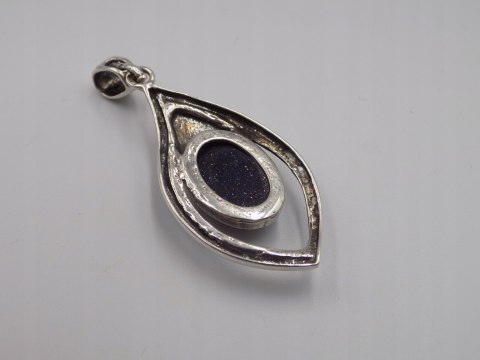 Piękny stary srebrny wisiorek/zawieszka NOC KAIRU srebro biżuteria VINTAGE