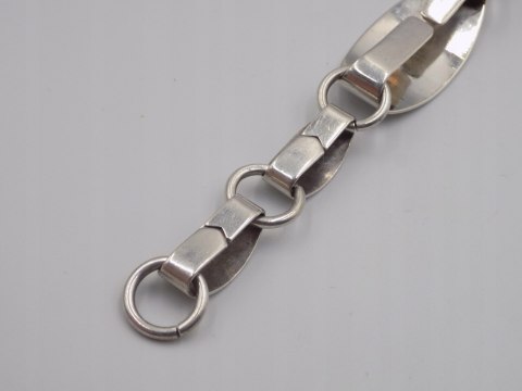 Stara piękna srebrna damska bransoletka srebro 800 - biżuteria VINTAGE