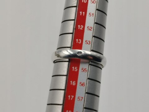 Stary piękny srebrny damski pierścionek KWIAT r.14 srebro biżuteria VINTAGE