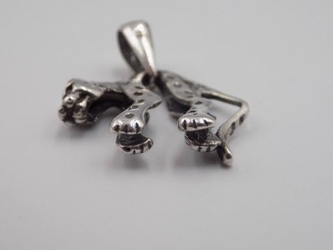 Stary srebrny damski wisiorek/zawieszka PANTERA srebro biżuteria VINTAGE