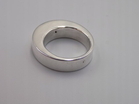 Stary srebrny piękny damski pierścionek/obrączka - r. 12 srebro 925 VINTAGE