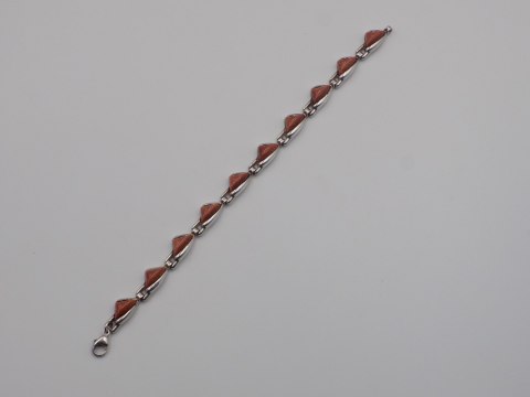 Piękna srebrna damska bransoletka PIASEK PUSTYNI srebro VINTAGE biżuteria