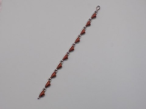 Piękna srebrna damska bransoletka PIASEK PUSTYNI srebro VINTAGE biżuteria