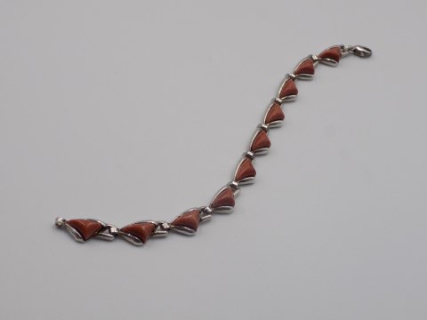 Piękna srebrna damska bransoletka PIASEK PUSTYNI srebro VINTAGE biżuteria