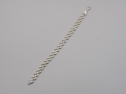 Piękna srebrna damska bransoletka na rękę - srebro 925 - biżuteria