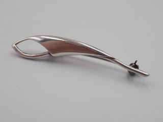 Piękna stara damska autorska srebrna broszka srebro 925 VINTAGE biżuteria