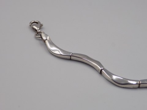 Piękna stara srebrna damska bransoletka - srebro 925 - biżuteria VINTAGE