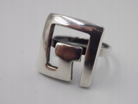 Piękny stary srebrny damski ażurowy pierścionek roz. 13 biżuteria VINTAGE