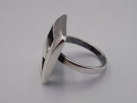 Piękny stary srebrny damski ażurowy pierścionek roz. 13 biżuteria VINTAGE