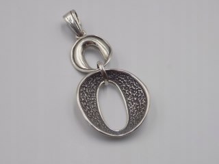 Piękny stary srebrny damski wisiorek/zawieszka srebro 925 biżuteria VINTAGE