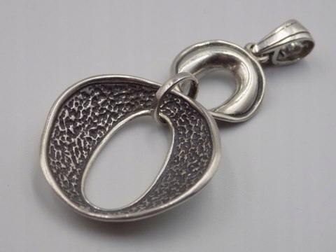 Piękny stary srebrny damski wisiorek/zawieszka srebro 925 biżuteria VINTAGE