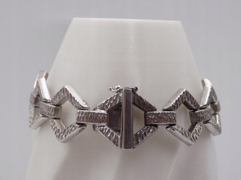 Stara piękna srebrna damska bransoletka srebro 835 VINTAGE biżuteria