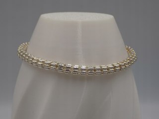 Stara piękna srebrna damska bransoletka-srebro 925 ITALY VINTAGE biżuteria