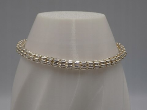 Stara piękna srebrna damska bransoletka-srebro 925 ITALY VINTAGE biżuteria