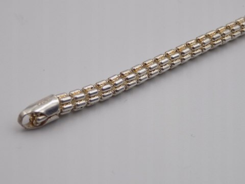 Stara piękna srebrna damska bransoletka-srebro 925 ITALY VINTAGE biżuteria