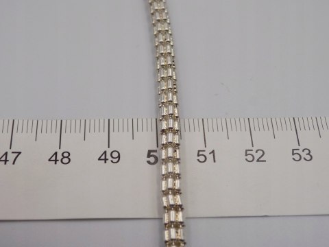 Stara piękna srebrna damska bransoletka-srebro 925 ITALY VINTAGE biżuteria