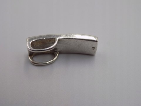 Stary piękny srebrny damski wisiorek/zawieszka CYRKONIE biżuteria VINTAGE