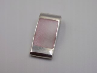 Stary srebrny damski wisiorek/zawieszka MASA PERŁOWA biżuteria VINTAGE