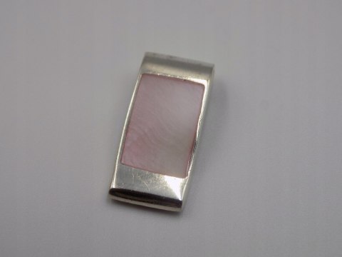 Stary srebrny damski wisiorek/zawieszka MASA PERŁOWA biżuteria VINTAGE