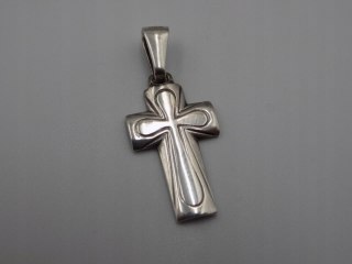 Stary srebrny wisiorek/zawieszka KRZYŻYK ITALY srebro 925 VINTAGE biżuteria