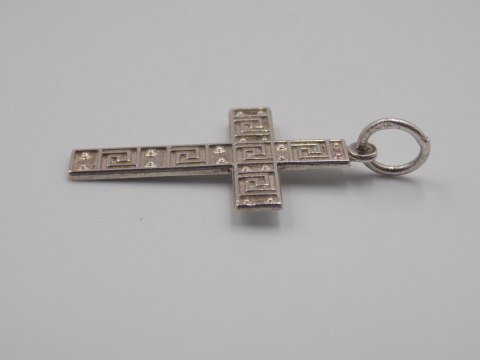 Stary srebrny wisiorek/zawieszka KRZYŻYK srebro 925 VINTAGE biżuteria