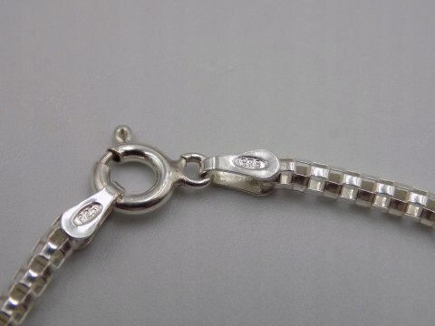 Piękna, delikatna,srebrna, damska bransoletka - KRATKA srebro 925 biżuteria