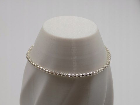 Piękna, delikatna,srebrna, damska bransoletka - KRATKA srebro 925 biżuteria