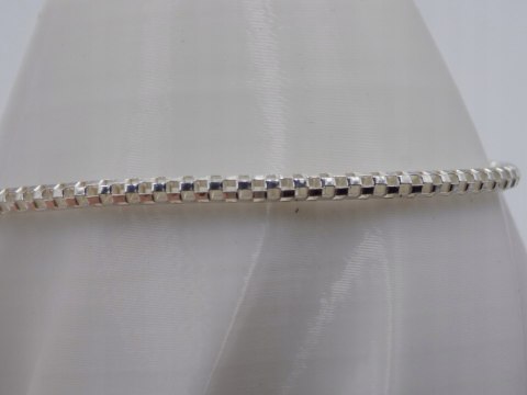 Piękna, delikatna,srebrna, damska bransoletka - KRATKA srebro 925 biżuteria