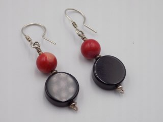 Piękne, stare, damskie, srebrne kolczyki OKYKS srebro 925 biżuteria VINTAGE