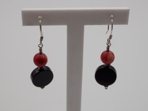 Piękne, stare, damskie, srebrne kolczyki OKYKS srebro 925 biżuteria VINTAGE