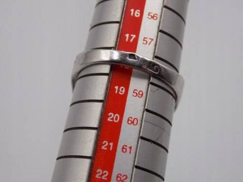 Stary, piękny, ażurowy srebrny pierścionek roz. 18 srebro VINTAGE biżuteria