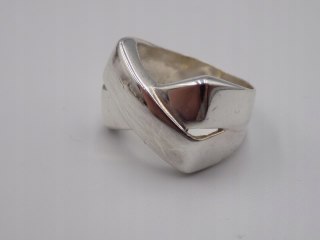 Stary, piękny, damski, srebrny pierścionek roz. 12 srebro VINTAGE biżuteria