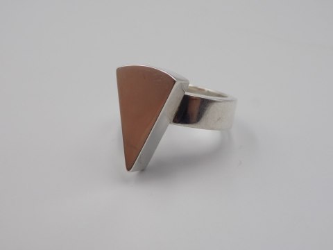 Stary, piękny, masywny srebrny pierścionek roz. 17 srebro VINTAGE biżuteria