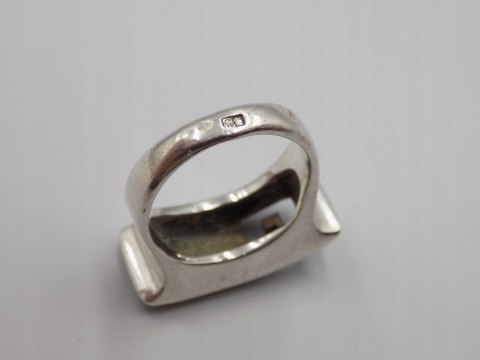 Stary, piękny, srebrny, damski pierścionek roz. 13 srebro VINTAGE biżuteria