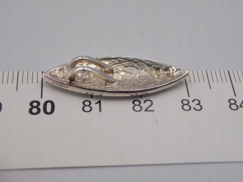 Stary, srebrny, damski wisiorek / zawieszka srebro 925 VINTAGE biżuteria