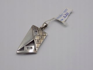 Stary, srebrny, damski wisiorek / zawieszka - srebro 925 VINTAGE biżuteria