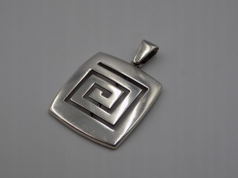 Stary, srebrny, damski wisiorek/zawieszka srebro 925 VINTAGE biżuteria